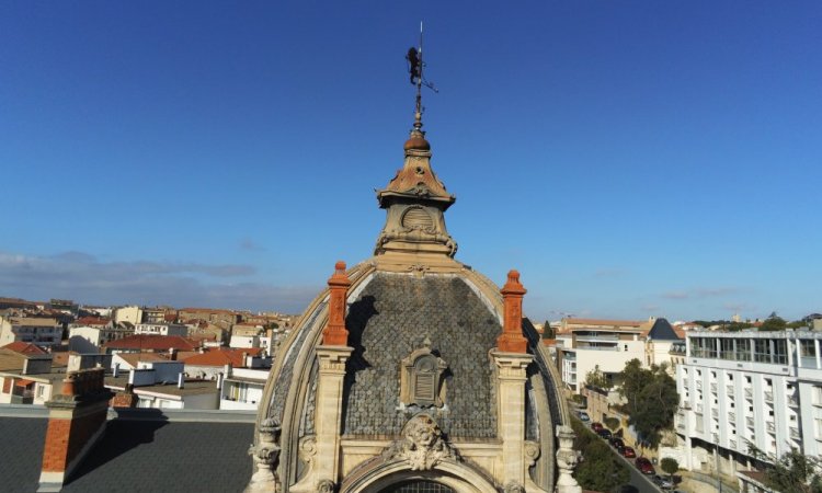 Réfection de toiture d'un campanile à Béziers